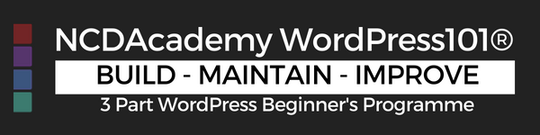 NCDAcademy WordPress101 - Learn WordPress Online, WordPress Courses, WordPress for Beginners, WordPress training for non-techie business owners, Beginner Friendly WordPress training, Learn to Build Your Own WordPress website