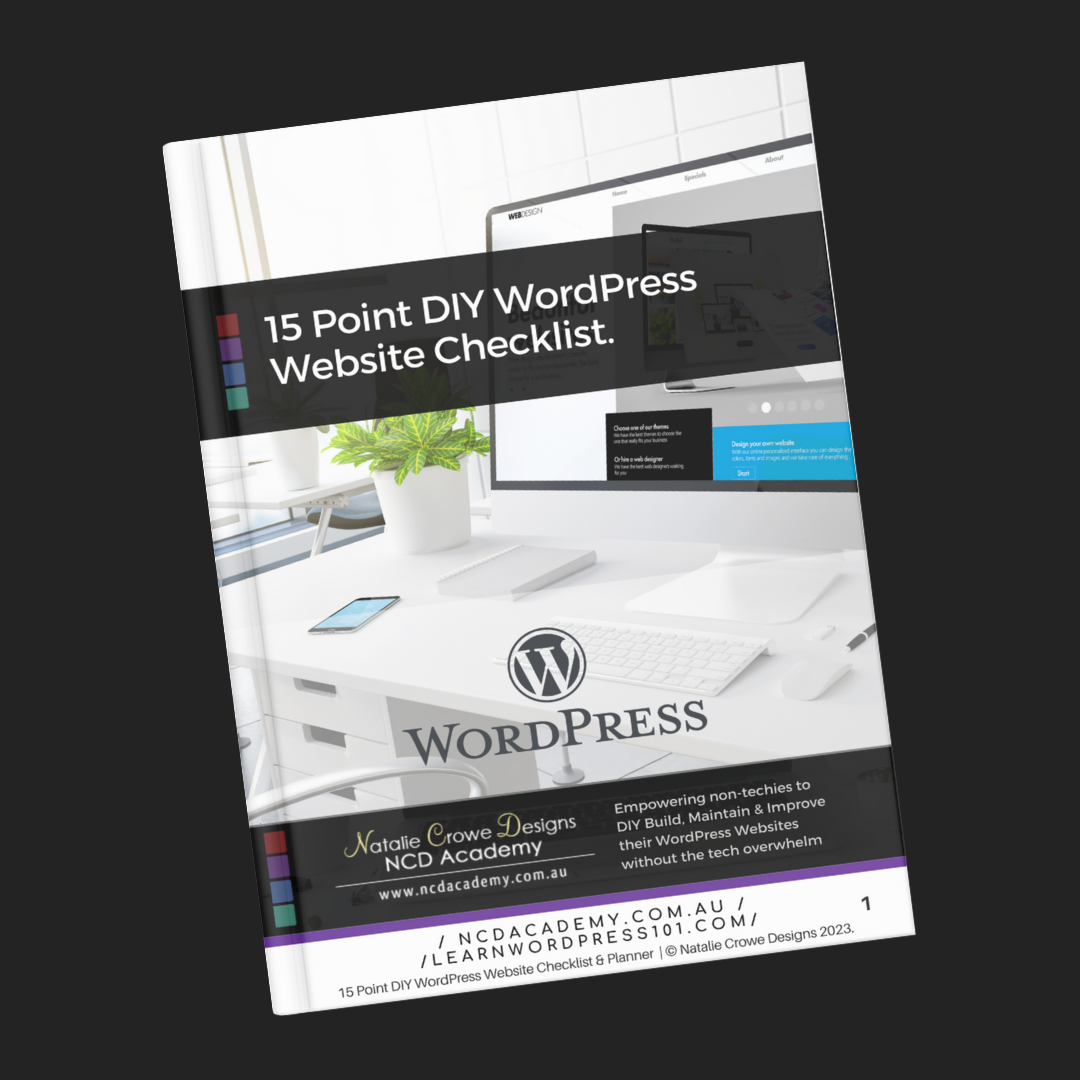 WordPress Beginners Checklist - Start a WordPress Website